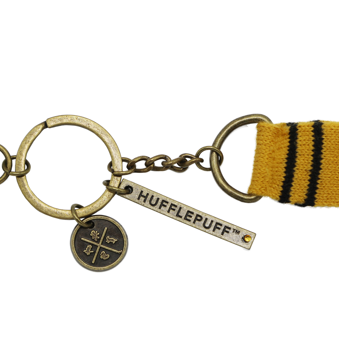Hufflepuff Scarf Keyring