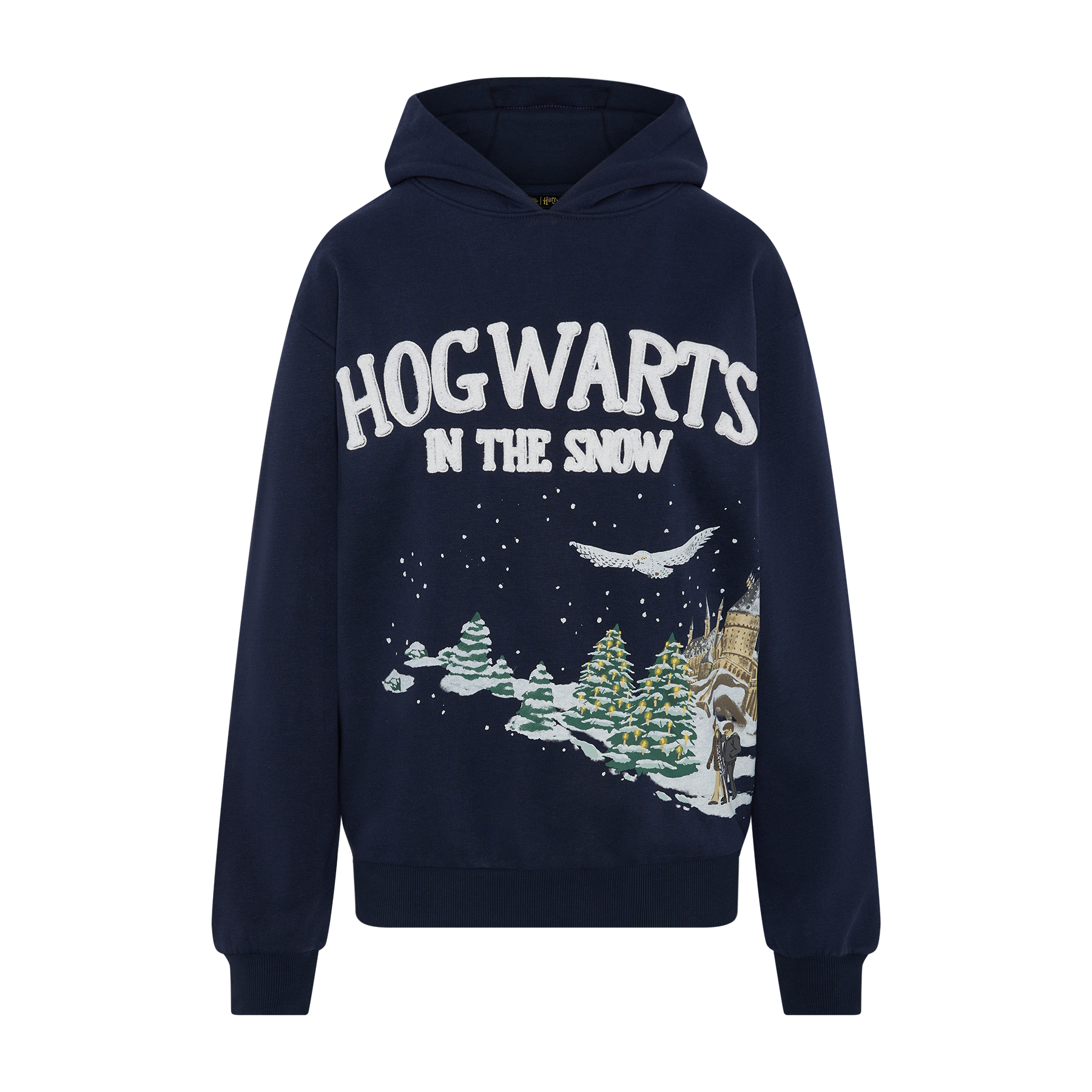 harry potter fan gear Hogwarts in the Snow Hoodie