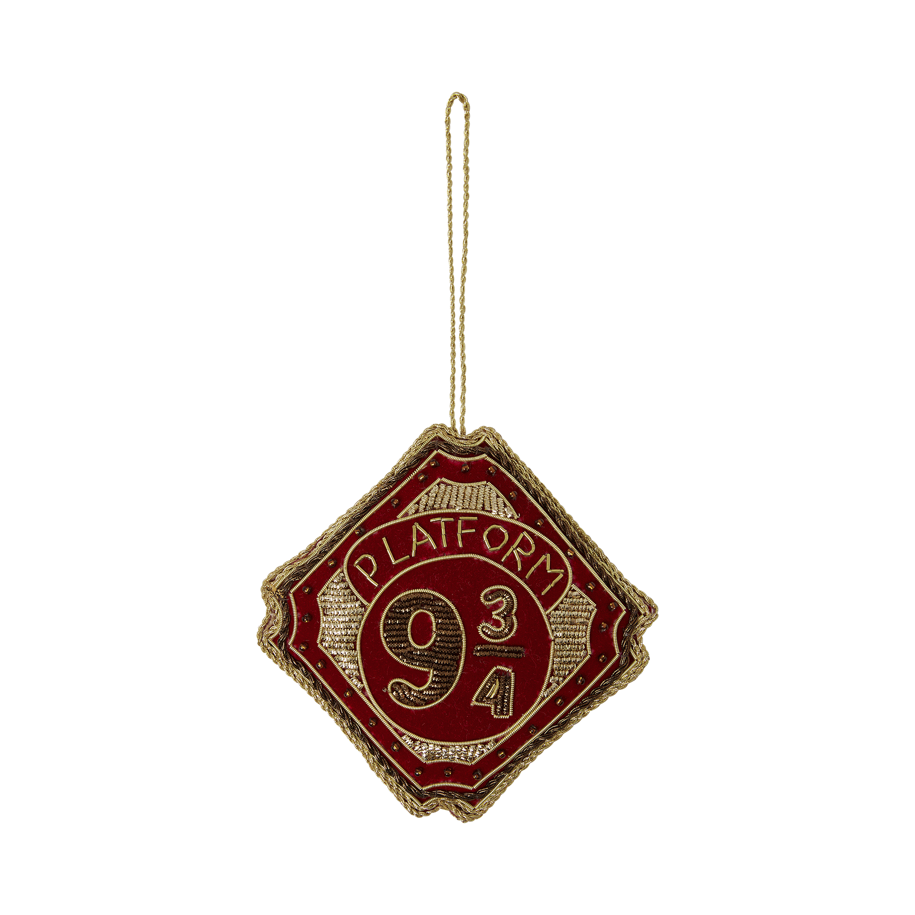 Platform 9 3/4 Fabric Ornament | Harry Potter Shop US