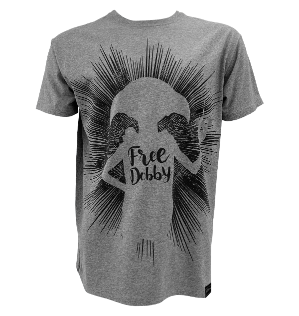 Officially Licensed Harry Potter Dobby T-Shirt – Men's Big & Tall 3XL, 4XL, 5XL – Black Cotton Crew Neck