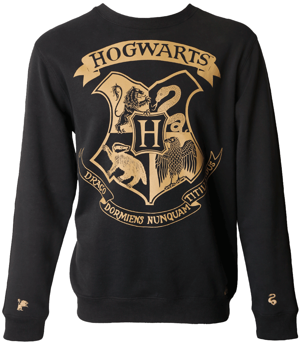 Hogwarts Striped Sleeve Sweatshirt Harry Potter Shop US