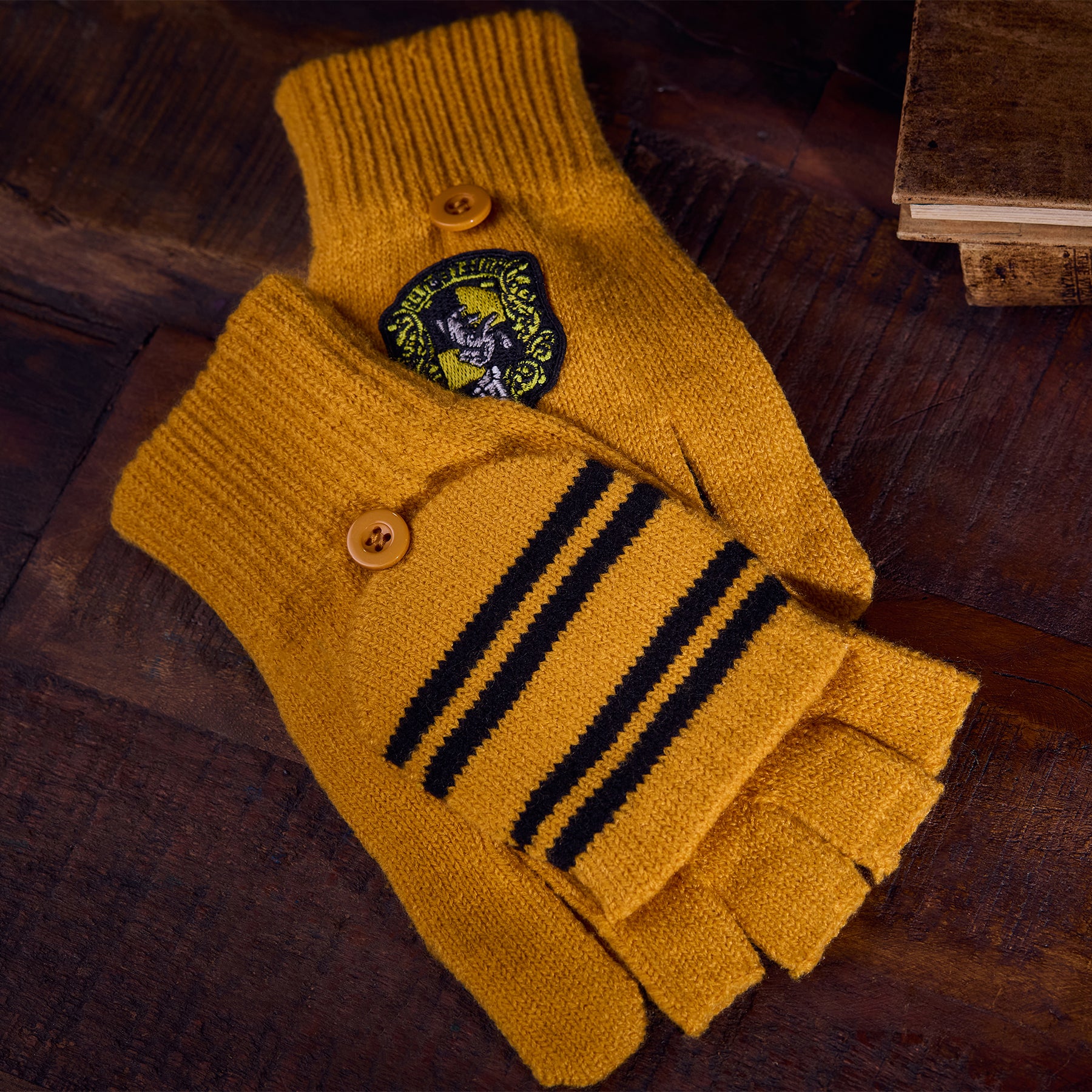 Hufflepuff Knitted Mitten