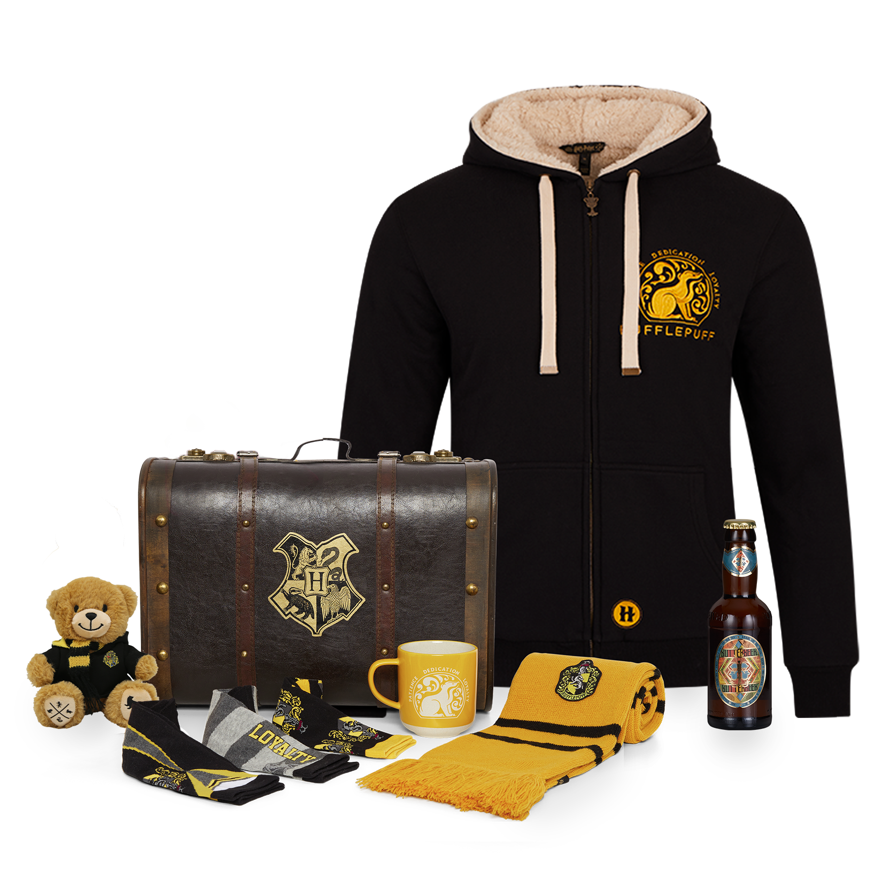 Hufflepuff Winter Gift Trunk | Harry Potter Shop US