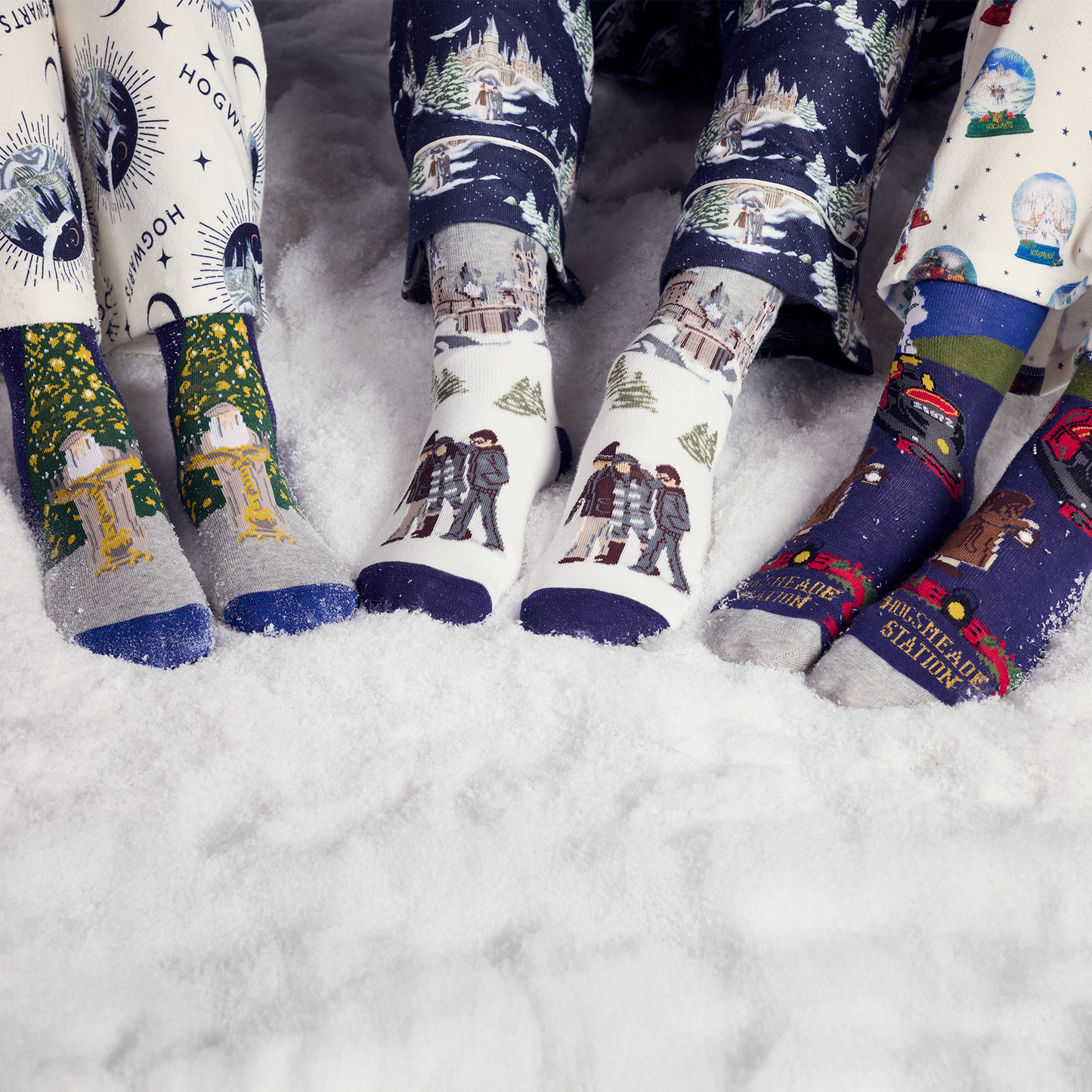 Hogwarts in the Snow 3 Pack Socks Set