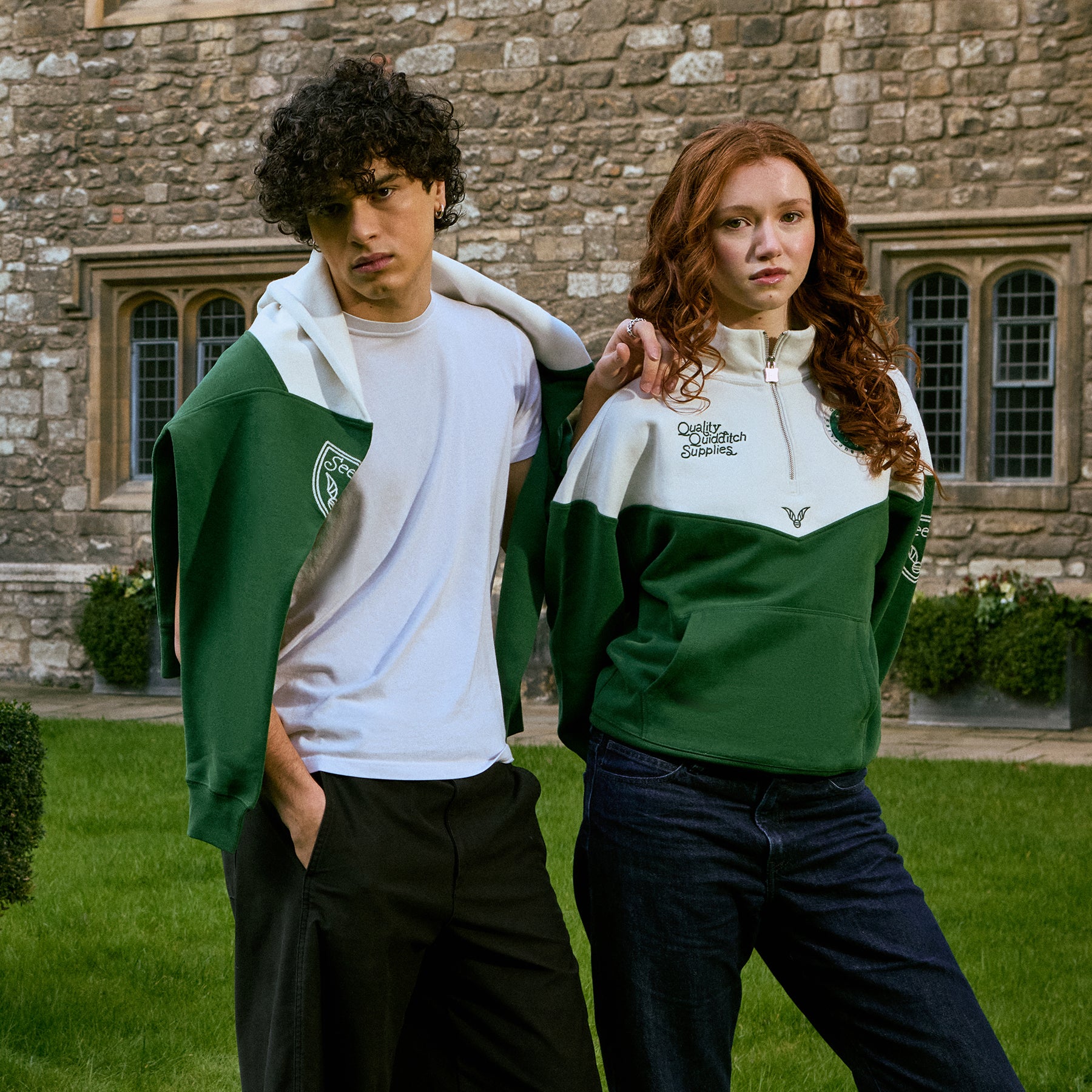 Quality Quidditch Supplies Half Zip Sweatshirt