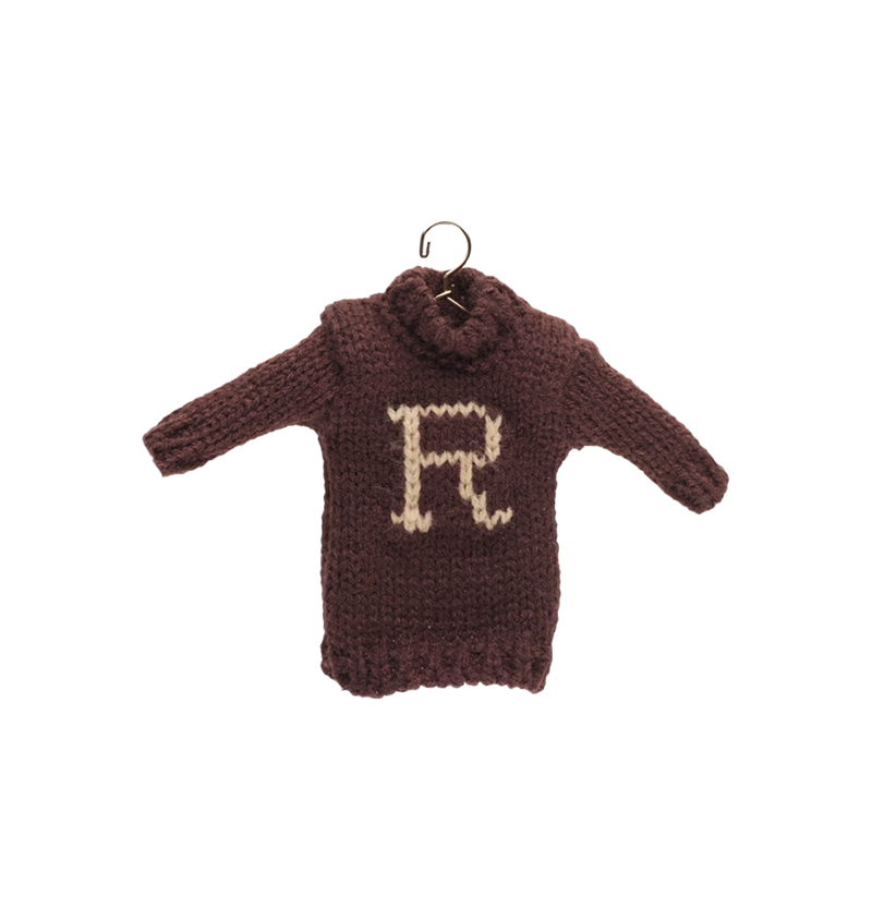 'R' For Ron Sweater Ornament