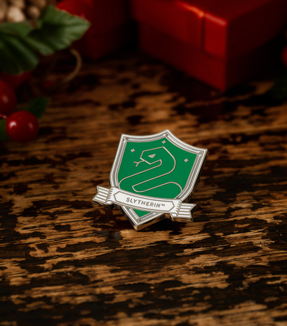 Slytherin House Crest Enamel Pin