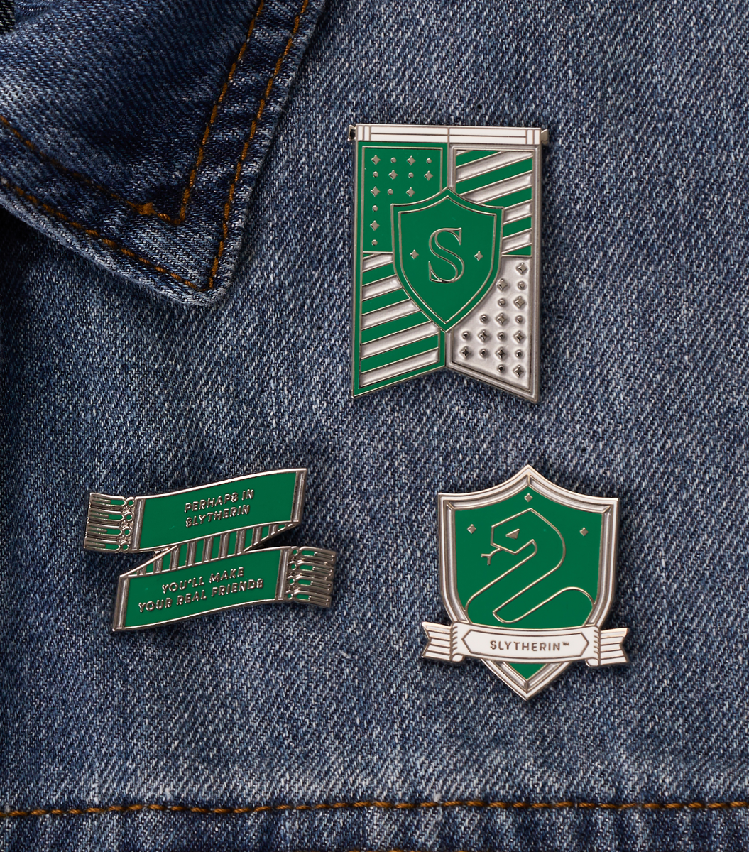 Slytherin House Crest Enamel Pin