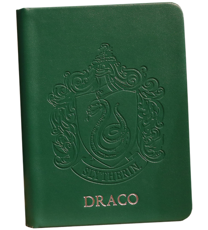 Personalized Slytherin Embossed Notebook