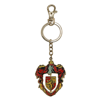 Keychain with a Gryffindor crest design on a white background