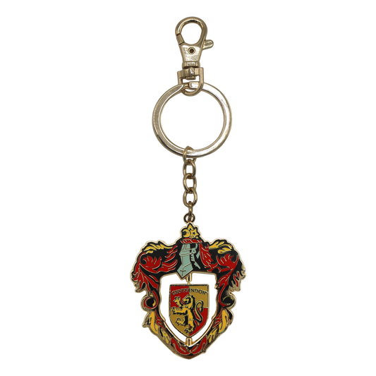 Keychain with a Gryffindor crest design on a white background
