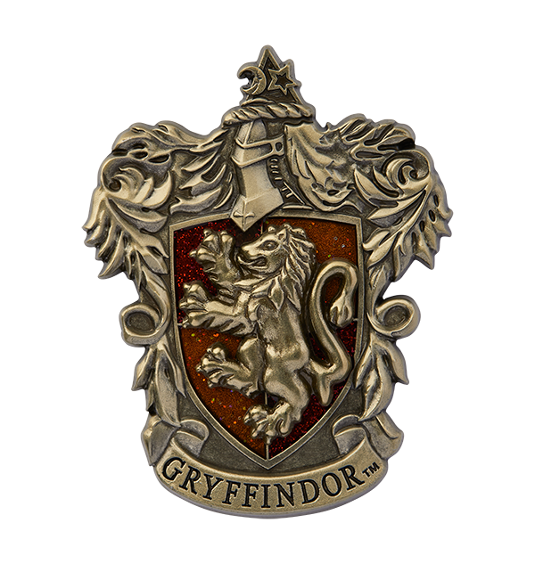 Gryffindor Crest Glitter Pin