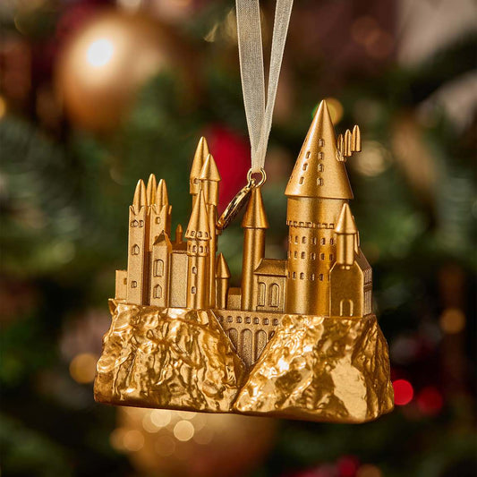 Hogwarts Castle Gold Decoration