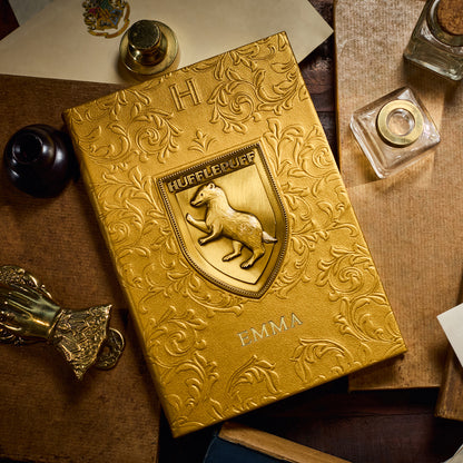 Personalized Hufflepuff Crest Notebook