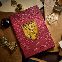 Personalized Gryffindor Crest Notebook