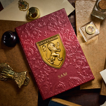 Personalized Gryffindor Crest Notebook