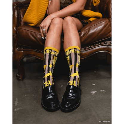 Sock Candy Harry Potter Hufflepuff Sheer Socks