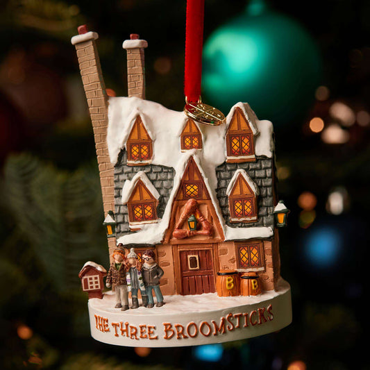 Three Broomsticks Ornament