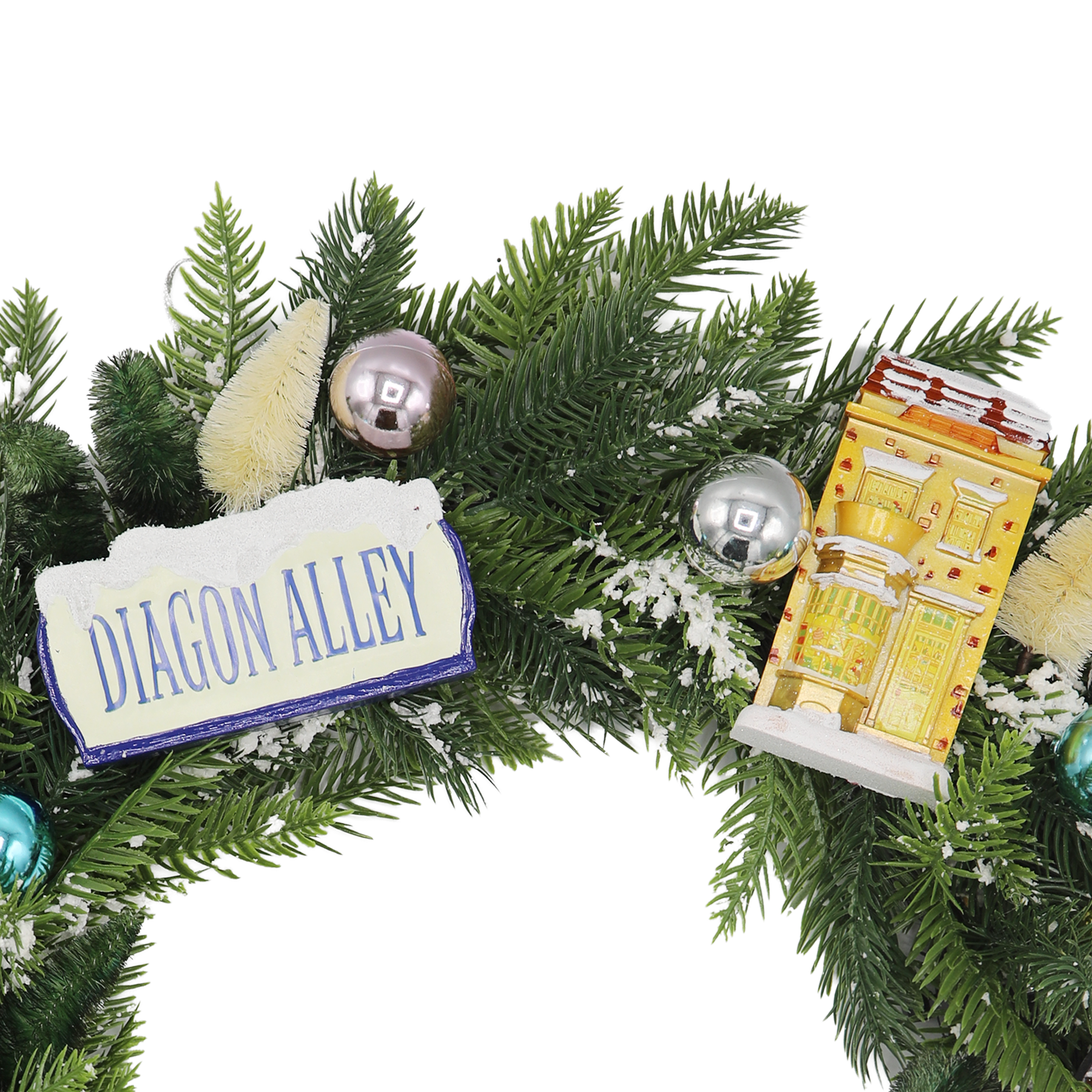 Diagon Alley Christmas Wreath