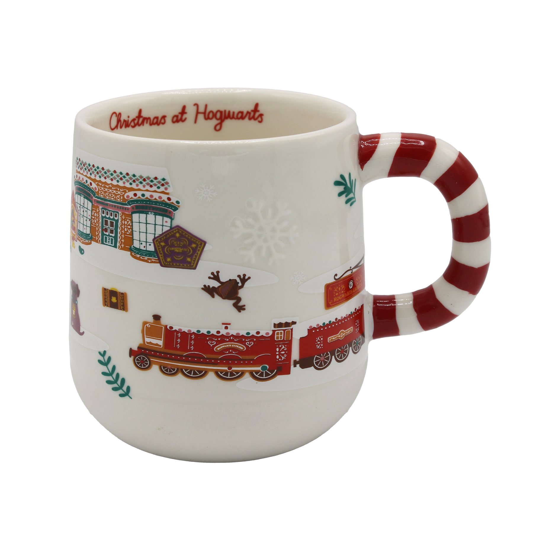 Scenic Hogwarts Christmas Mug