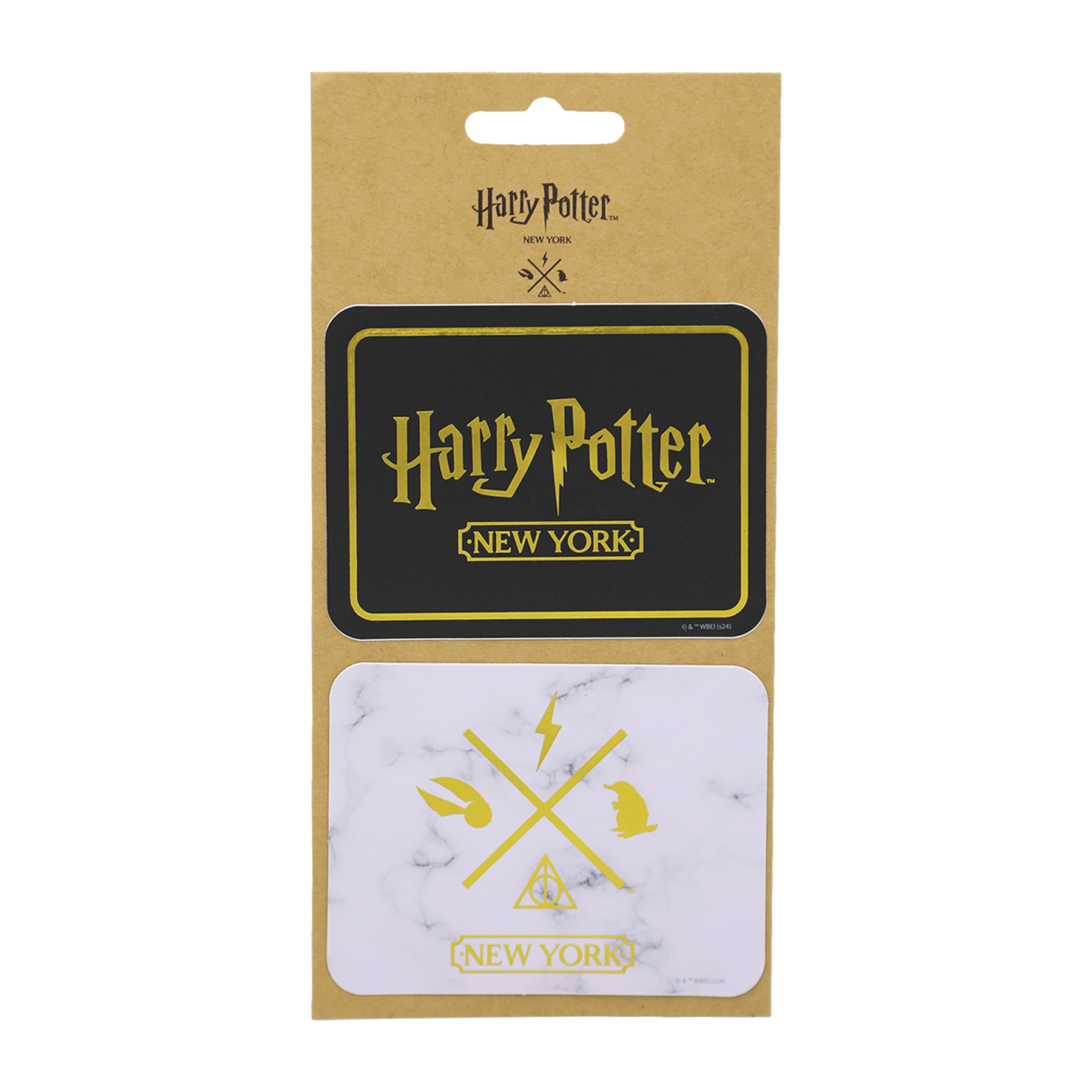 Harry Potter NYC Black & Gold Sticker Set