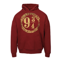 Platform 9 3/4 Burgundy Hoodie