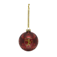 Gryffindor Glitter Ornament