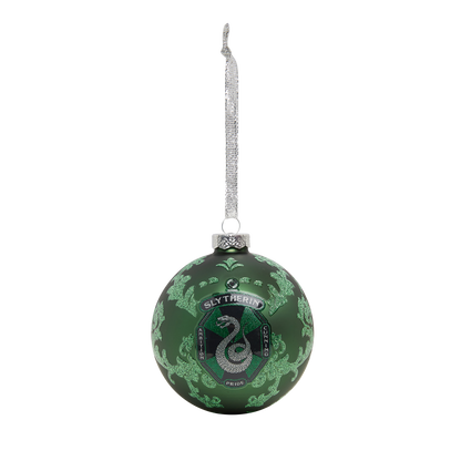 Slytherin Glitter Ornament