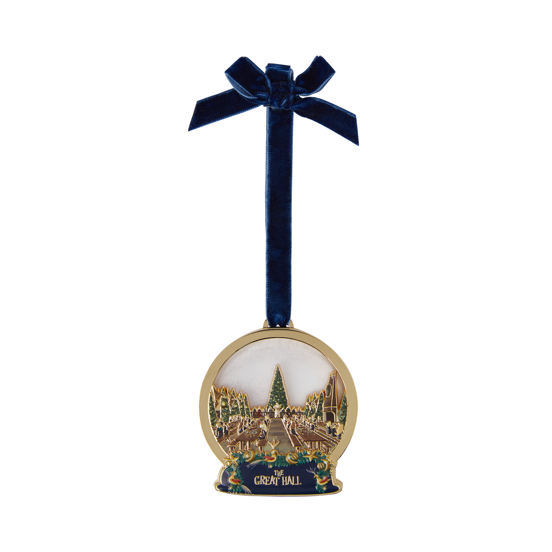 Hogwarts Great Hall Metal Snow Globe Ornament