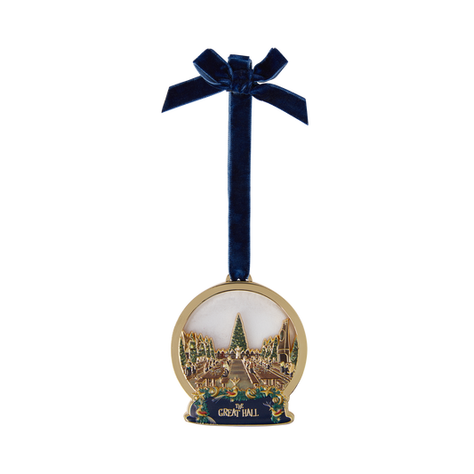 Hogwarts Great Hall Metal Snow Globe Ornament