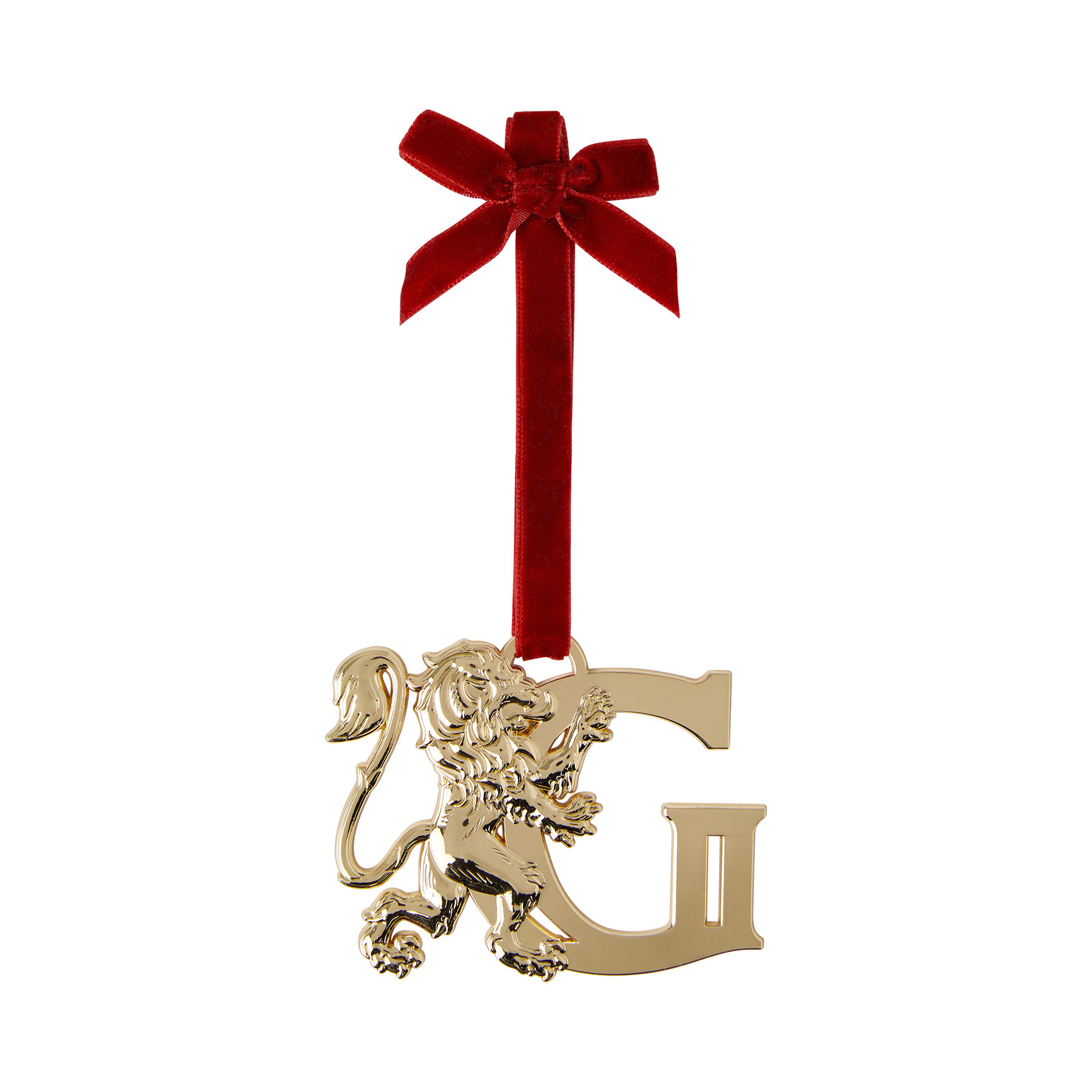Gryffindor 'G' Metal Ornament