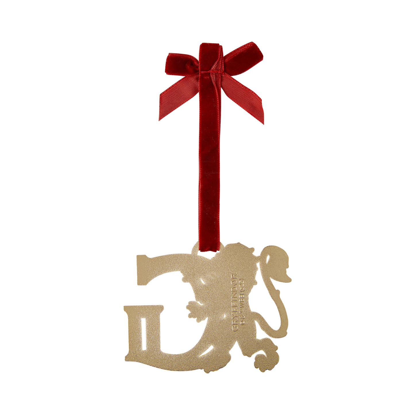 Gryffindor 'G' Metal Ornament