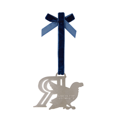 Ravenclaw 'R' Metal Ornament