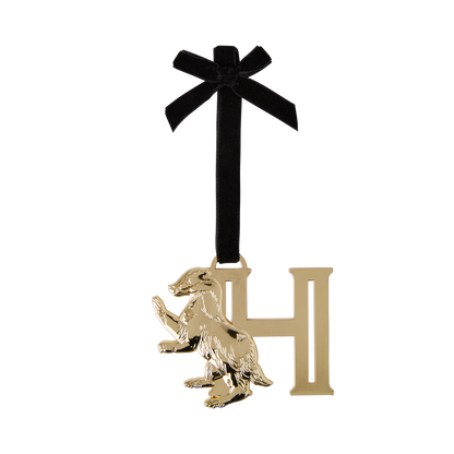 Hufflepuff 'H' Metal Ornament