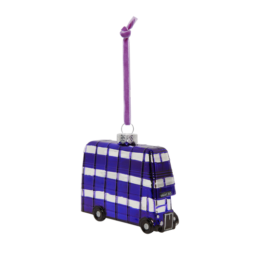 Knight Bus Glass Ornament