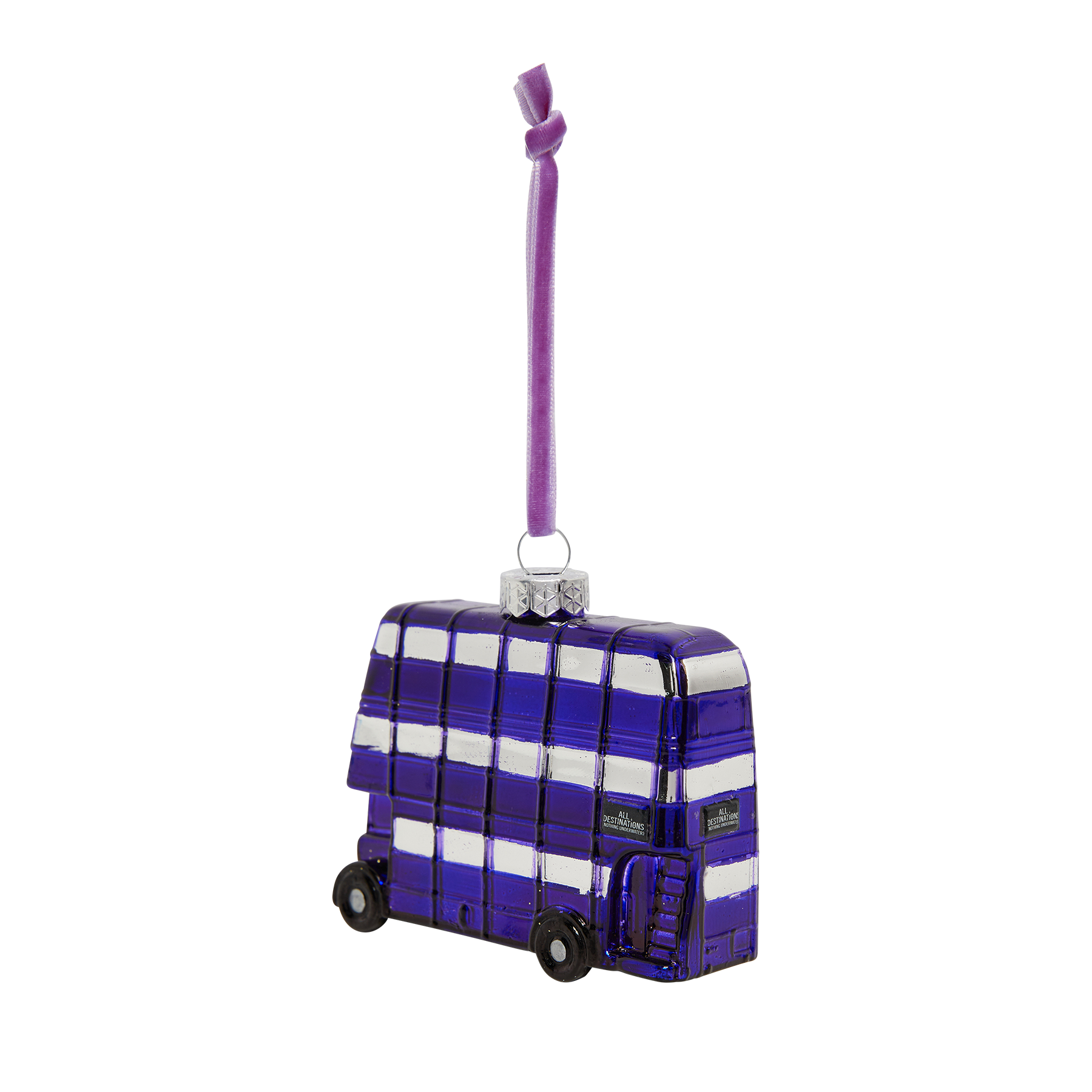 Knight Bus Glass Ornament