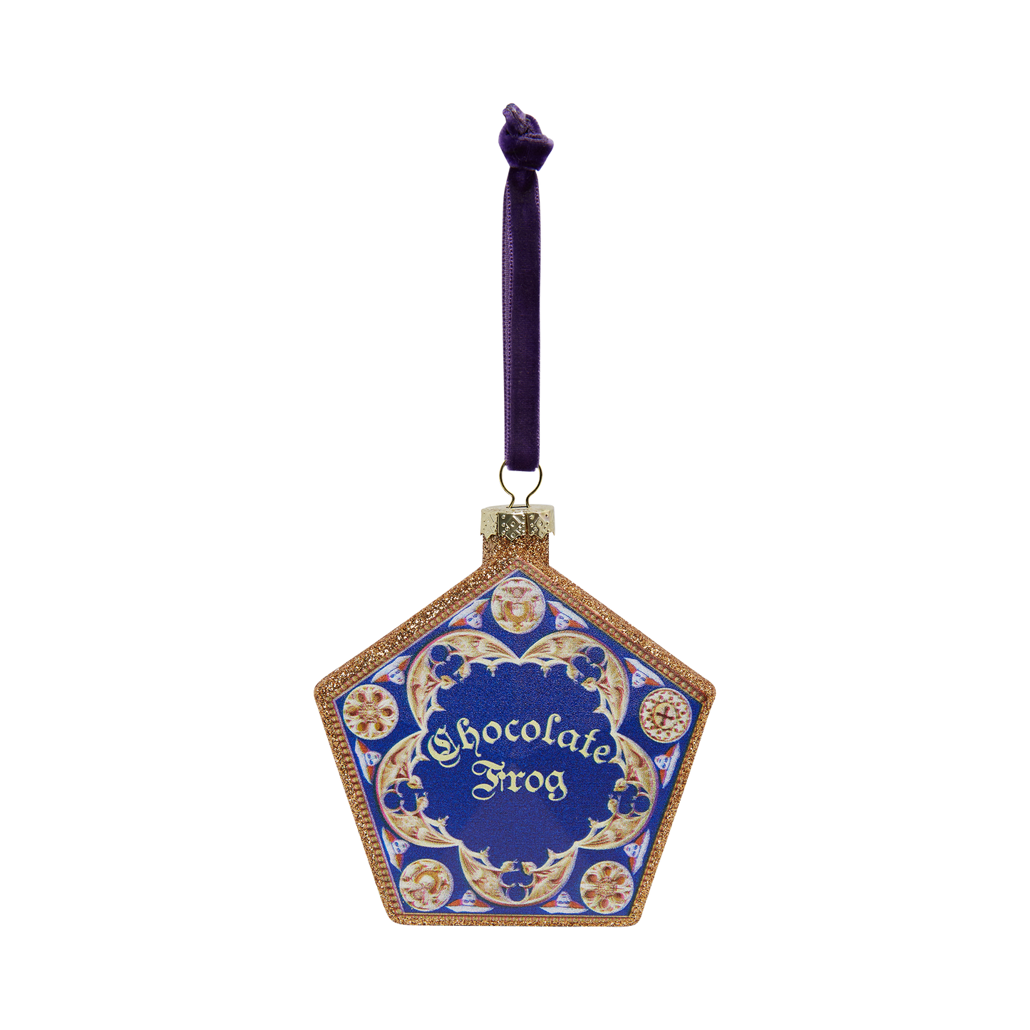 Chocolate Frog Glass Ornament