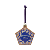 Chocolate Frog Glass Ornament