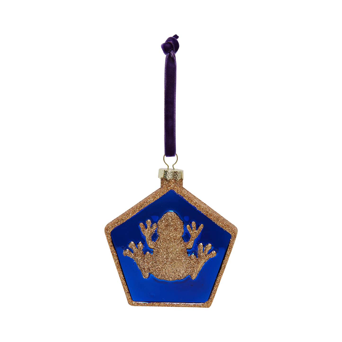 Chocolate Frog Glass Ornament
