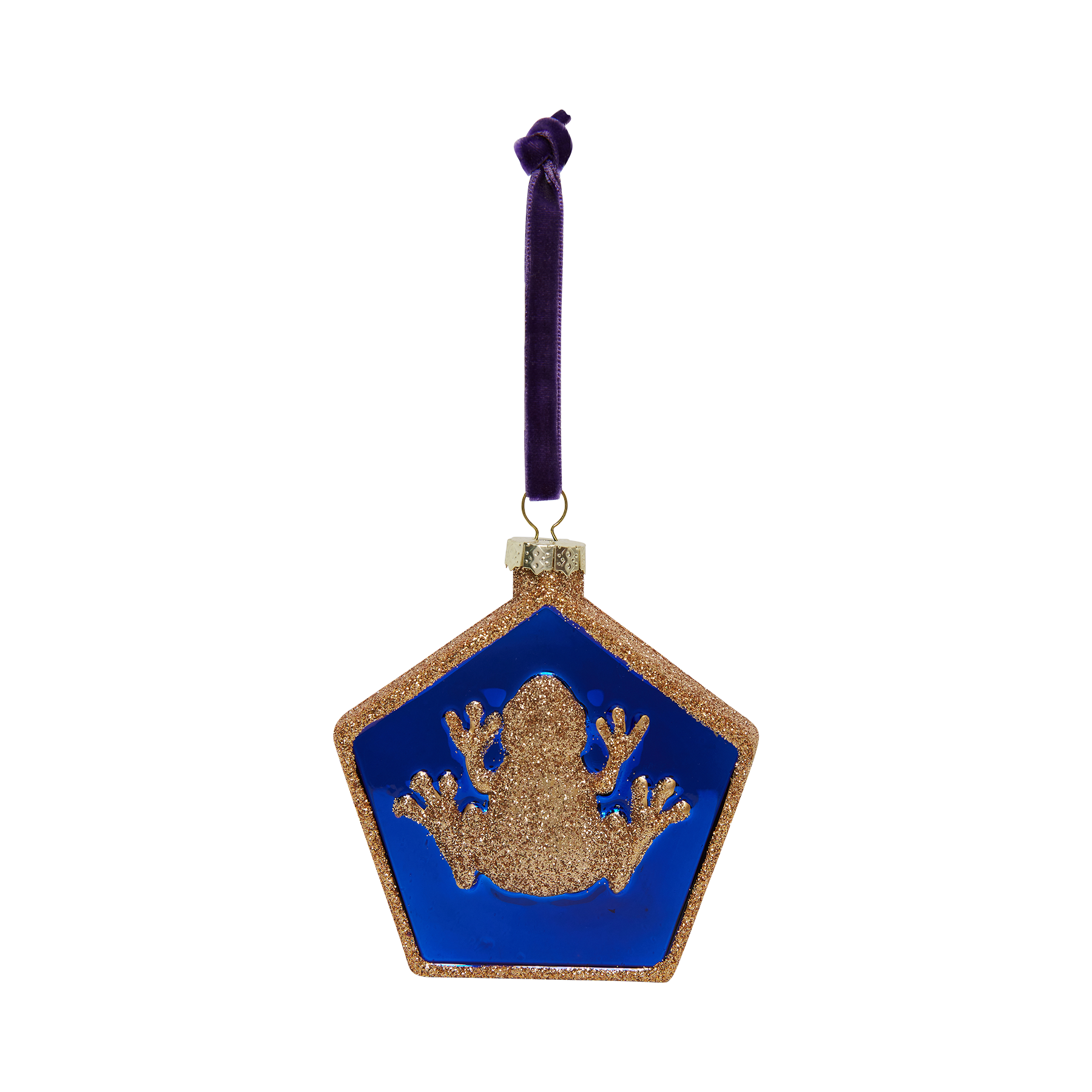 Chocolate Frog Glass Ornament