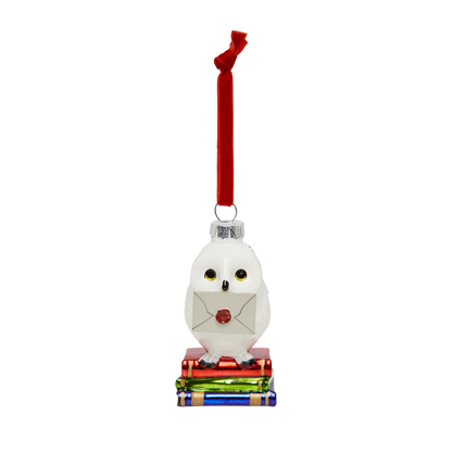 Hedwig Glass Ornament