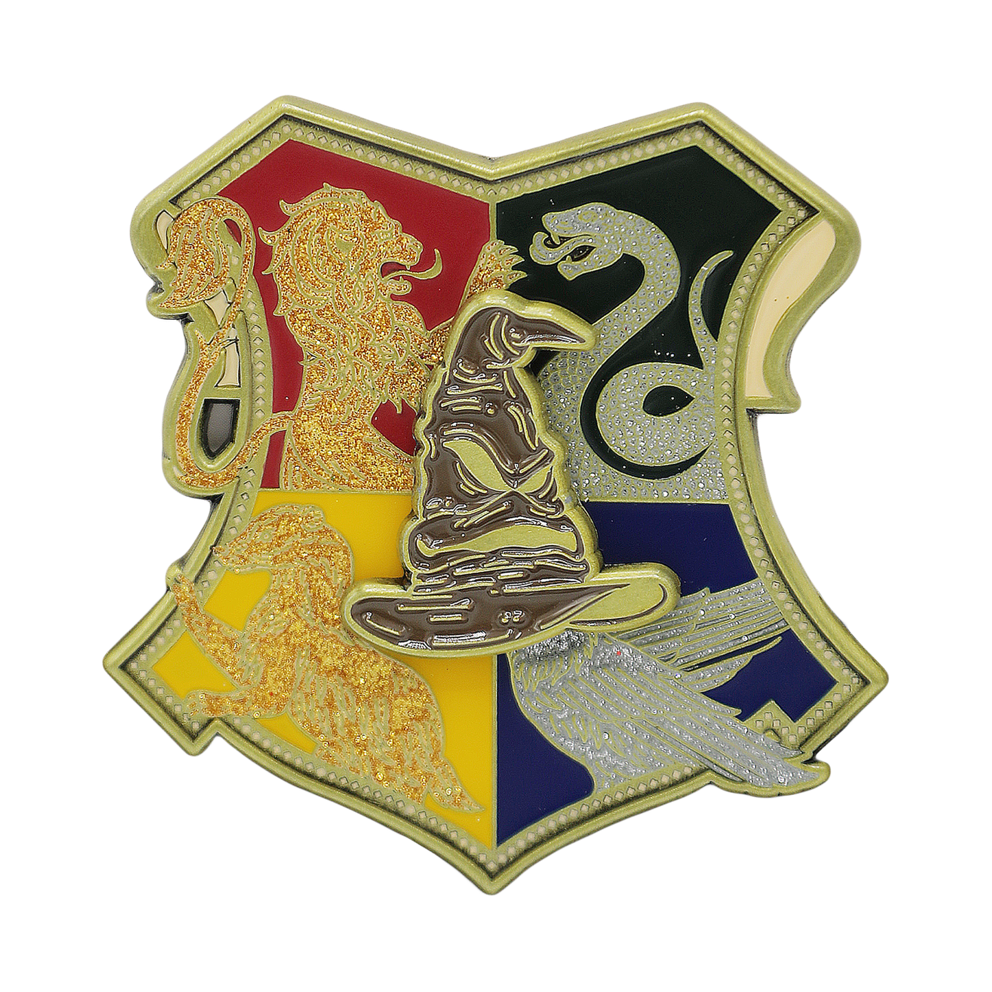 Hogwarts Crest Spinning Pin