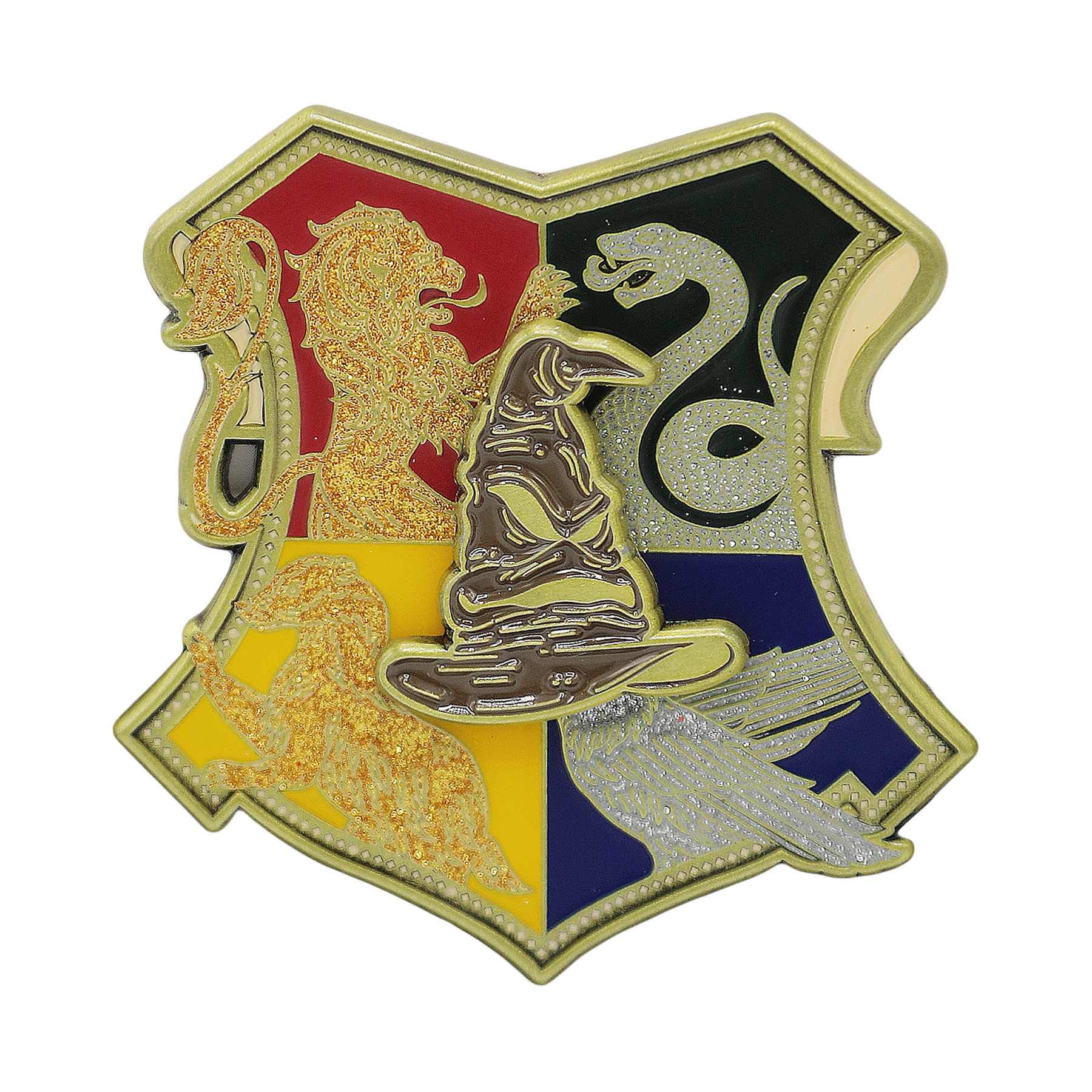 Hogwarts Crest Spinning Pin