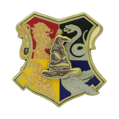 Hogwarts Crest Spinning Pin