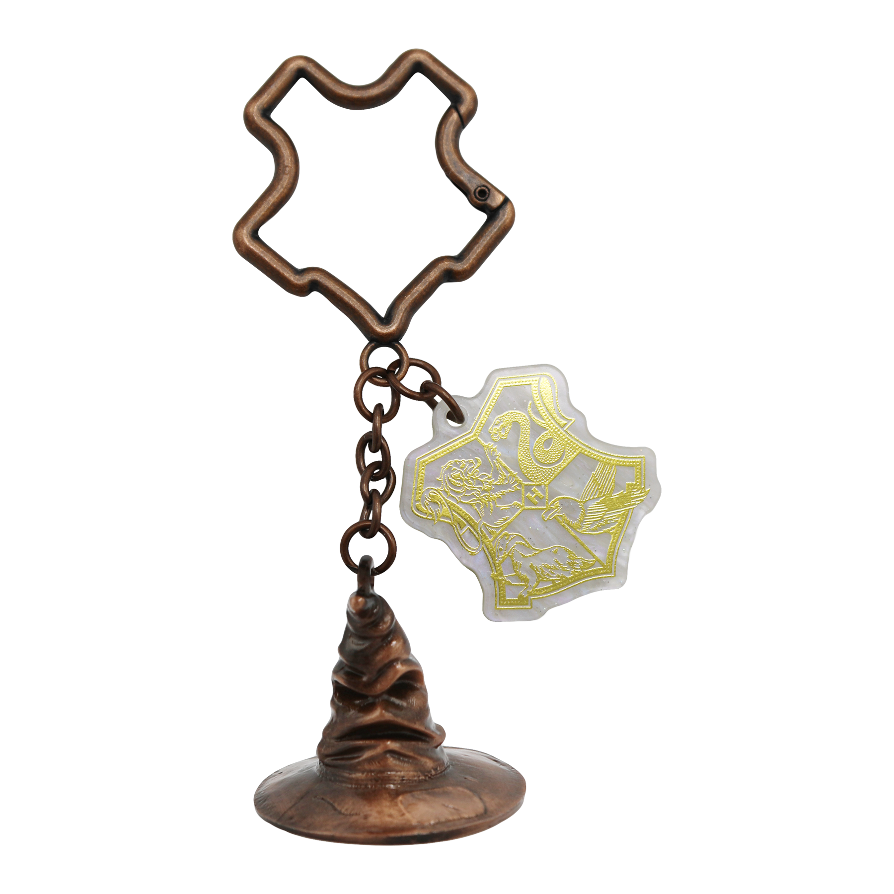 Hogwarts Crest Sorting Hat Keyring