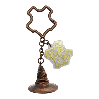 Hogwarts Crest Sorting Hat Keyring