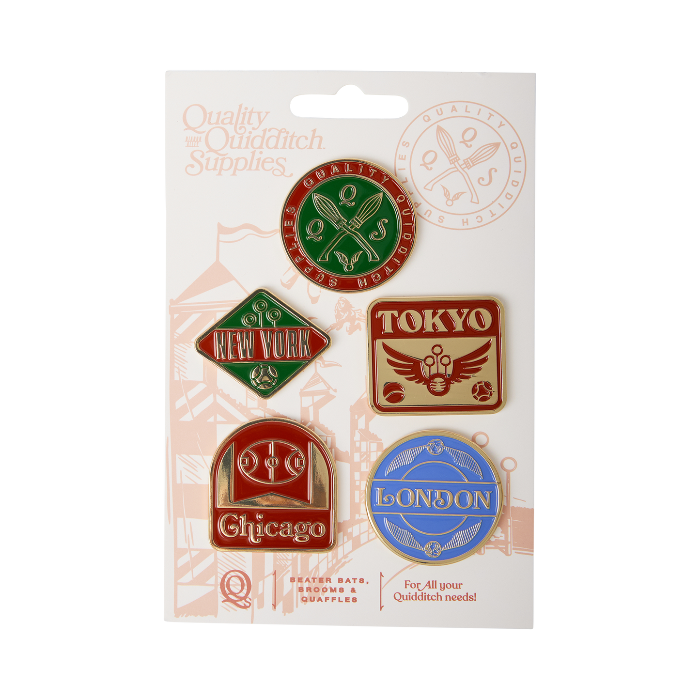 Quality Quidditch Supplies Location Magnet Set