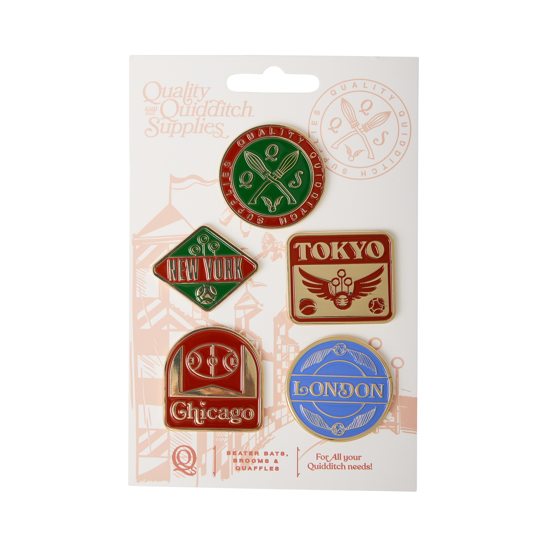 Quality Quidditch Supplies Location Magnet Set