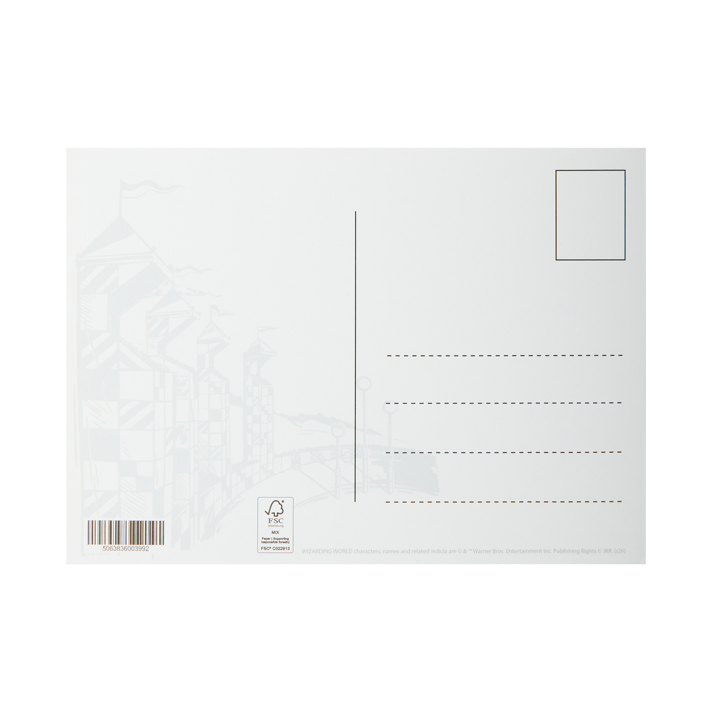 Quidditch Foiled Postcard