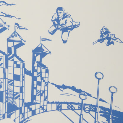Quidditch Foiled Postcard